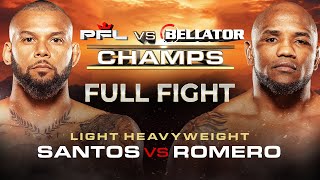 Yoel Romero vs Thiago Santos  PFL vs Bellator  Full Fight [upl. by Gayle815]