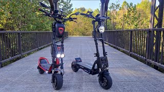 WOLF KING GT amp TEEWING MARS XT 29 MILE TRAIL RUN 🛴 [upl. by Vedis]