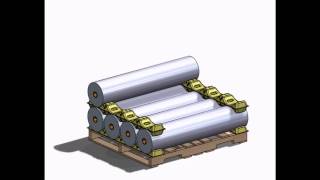 STAKKER  Palettisation pour rouleaux [upl. by Naziaf]