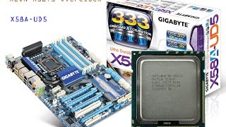 Xeon X5675 overclocked in a GAX58AUD5 [upl. by Noswad]