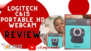 The Logitech C615 HD Webcam REVIEW amp TEST [upl. by Nospmoht]