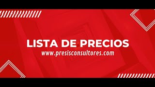 Lista de Precios por Cordón [upl. by Esorlatsyrc]