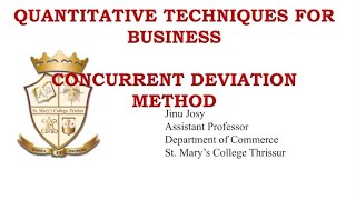 Concurrent Deviation Method [upl. by Nomolos12]