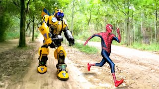 Homem Aranha e a História dos Transformers Aranha Histórias de SUPER HERÓIS [upl. by Orfield876]