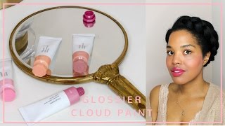 Glossier Cloud Paint  Demo on Brown  Dark Skin [upl. by Mylo217]