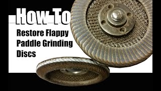 Restore Worn Flappy Paddle Angle Grinder Discs [upl. by Semaj258]