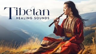 Tibetan Flute Healing Stops Overthinking Eliminates Stress Anxiety and Calms the Mind [upl. by Gardia]