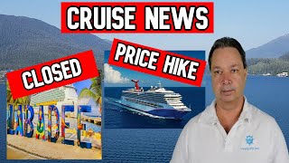 PRICE HIKE PRIVATE AREA REMAINS CLOSED NEW CRUISE PORT CRUISE NEWS [upl. by Sterrett]