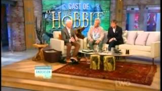 Hobbit cast on Anderson Cooper Live December 14 2012 [upl. by Midas41]