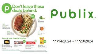 Publix Weekly Ad US  11142024  11202024 [upl. by Sumetra]