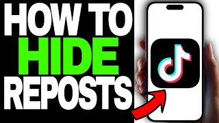 How to Hide Reposts On TikTok  2024 [upl. by Eidderf198]