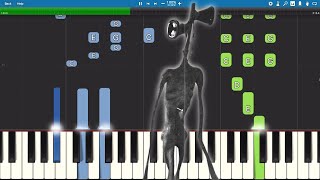 The Legend Of Siren Head  Piano Tutorial  CG5 [upl. by Warchaw806]