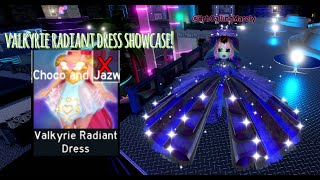 VALKYRIE RADIANT DRESS SHOWCASE IN RH Royale High [upl. by Bierman]