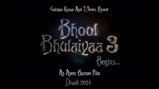 Bhool Bhulaiyaa 3 Begins  Kartik Aaryan Vidya Balan Tripti Dimri  Anees Bazmee  Bhushan Kumar [upl. by Zertnom]