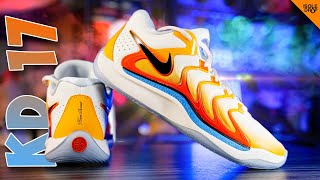 Nike KD 17 Detailed Look amp Review [upl. by Ayahs339]