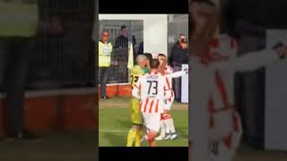 Serie C goal Caldiero Terme vs Vicenza 01 [upl. by Blaseio]