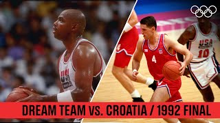 🇺🇸 USA vs 🇭🇷 Croatia  🏀 Basketball Final Barcelona 1992 [upl. by Avevoneg]