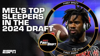 Mel Kiper Jrs top sleepers in the 2024 NFL Draft  First Draft 🏈 [upl. by Sidonia23]