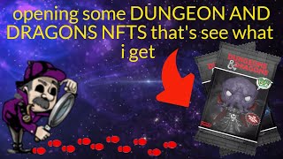 Unboxing the Worlds First Dungeon and Dragons NFT  You Wont Believe What Happened Next [upl. by Ermin]