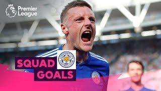 Impressive Leicester City Goals  Vardy Mahrez Tielemans  Squad Goals [upl. by Maunsell]