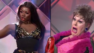 Vanity Milan vs Rita Baga FIRST LIP SYNC BATTLE  Canadas Drag Race vs The World [upl. by Esnofla]