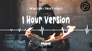 1 Hour Version  Neffex  Myself  Lyrics  Audio Spectrum [upl. by Buckingham714]