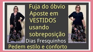 Produções de inverno usando vestidos [upl. by Aivatnuhs517]