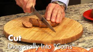 Coin Slicing Italian Sausage [upl. by Ayal]