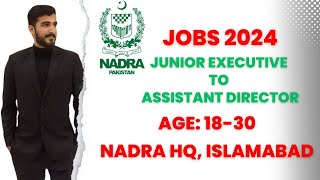 Latest NADRA Jobs 2024  Islamabad HQ Jobs [upl. by Lachlan484]