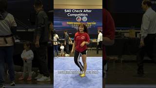 540 Check After Wushu Competition martialarts kungfu shorts [upl. by Lorimer]