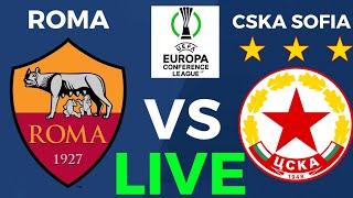 ROMA VS CSKA SOFIA 51 РОМА ПРОТИВ ЦСКА СОФИЯ ПРЯМОЙ ЭФИР РОМА ЦСКА СОФИЯ ПРЯМАЯ ТРАНСЛАЦИЯ [upl. by Adnuhs247]