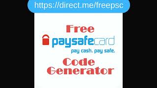 Paysafecard Code Generator  New 2024 Method [upl. by Oilalue950]