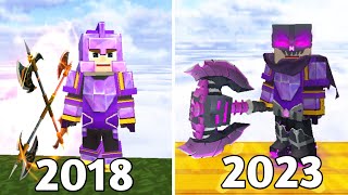 2018 vs 2023 in SkyBlock Blockman Go [upl. by Lubeck]