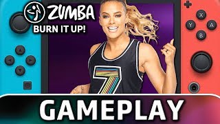 Zumba Burn It Up  5 Minutes of Gameplay on Switch [upl. by Elbon751]