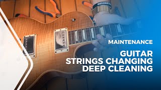 How to Change Strings on Electric Guitar Gibson Les Paul 50s [upl. by Rolfe]