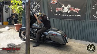 Jekill on M8 114 CUI Street Glide [upl. by Jaquelin473]