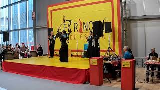 EL FLAMENCO PRESENTE EN LA FERIA DE MilÀN  Artigiano in Fiera Milano  España 2022 [upl. by Oruasi]