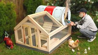 Utilize discarded materials to build amazing chicken coop [upl. by Ennazzus]