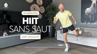 🔥 15 min  HIIT ANTICELLULITE  PERDRE LE GRAS sans sauts 💪🏻  Alexandre Mallier  Move Your Fit [upl. by Thekla]