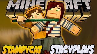 STAMPY TRYING TO KILL STACYPLAYS  Minecraft Story Mode Season 2 Episode 4 [upl. by Occer110]