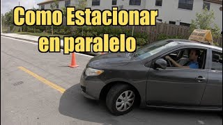 Estacionamiento paralelo trucos  Cómo alinearse correctamenteAutoParqueomanejo [upl. by Leonerd]