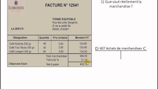 Enregistrer une facture dachat simple [upl. by Ydnar]