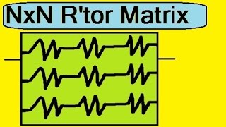 Resistors NxN Matrix II Basics [upl. by Bekaj]