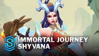 Immortal Journey Shyvana Wild Rift Skin Spotlight [upl. by Adnahcir462]