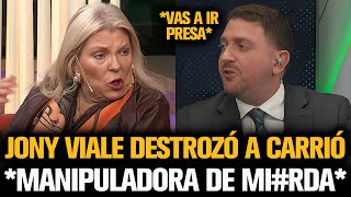 JONATAN VIALE DESTROZÓ A LA INSOPORTABLE DE LILITA CARRIÓ [upl. by Sedecram347]