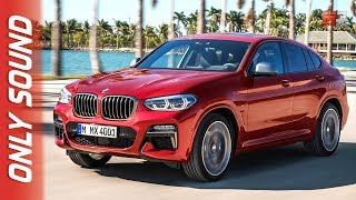 NEW BMW X4 M40D 2018  FIRST TEST DRIVE ONLY SOUND [upl. by Leffen897]