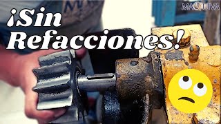 REVOLVEDORA DE CONCRETO🔧⚙️  REPARACIÓN SIN REFACCIONES  ¿CÓMO LE HICIMOS  MAQUIVA [upl. by Eblehs]