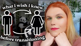 What I Wish I Knew Before I Transitioned  Transgender Male to Female [upl. by Alehs]