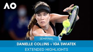 Danielle Collins v Iga Swiatek Extended Highlights SF  Australian Open 2022 [upl. by Notneuq]