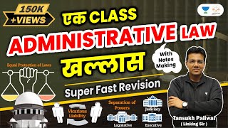 Ek Class Administrative Law Khallas  Khallas Series  Conceptual Sessions  Tansukh Paliwal [upl. by Yeslaehc]